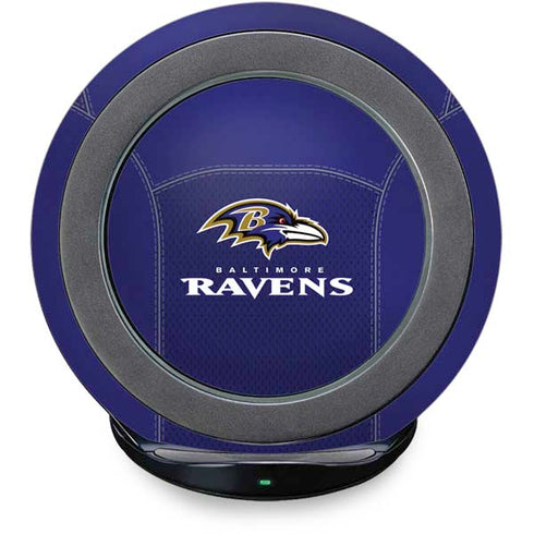 NFL Baltimore Ravens Team Jersey Fast Charge Wireless Charging Stand Skin